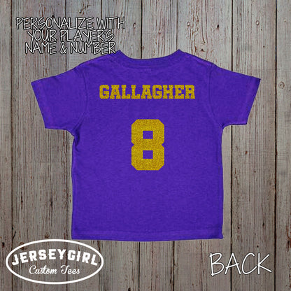 glitter daddy's biggest fan baseball bodysuit