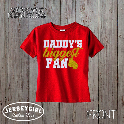 glitter daddy's biggest fan boxing bodysuit