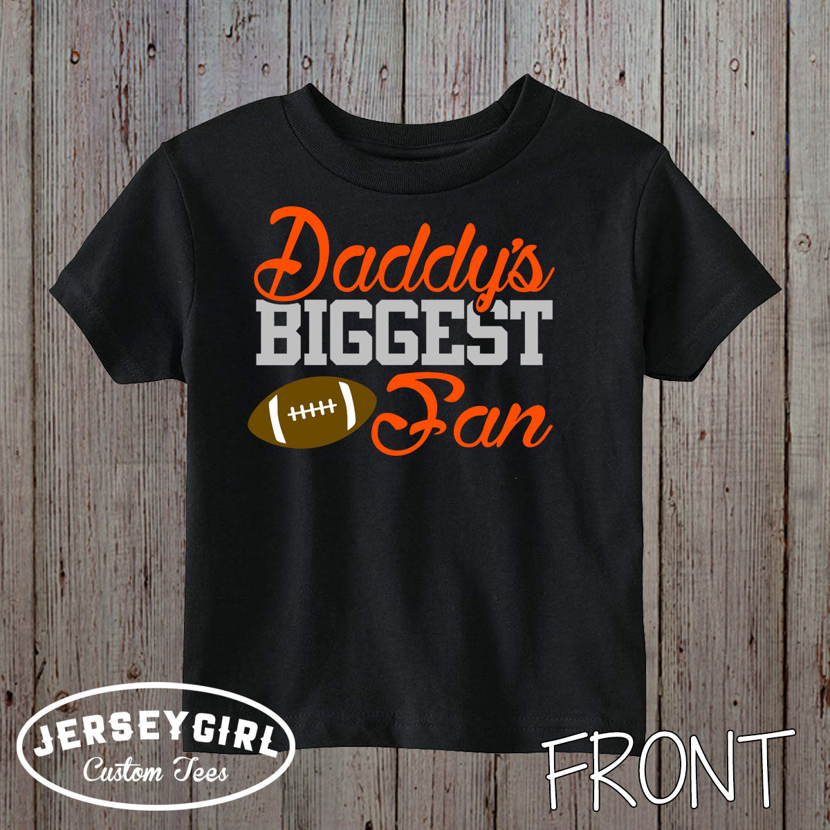 Daddy's Biggest Fan football bodysuit / shirt