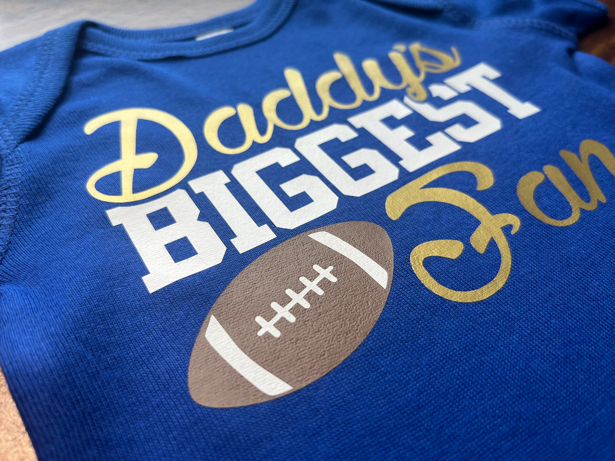 Daddy’s Biggest Fan football shirt
