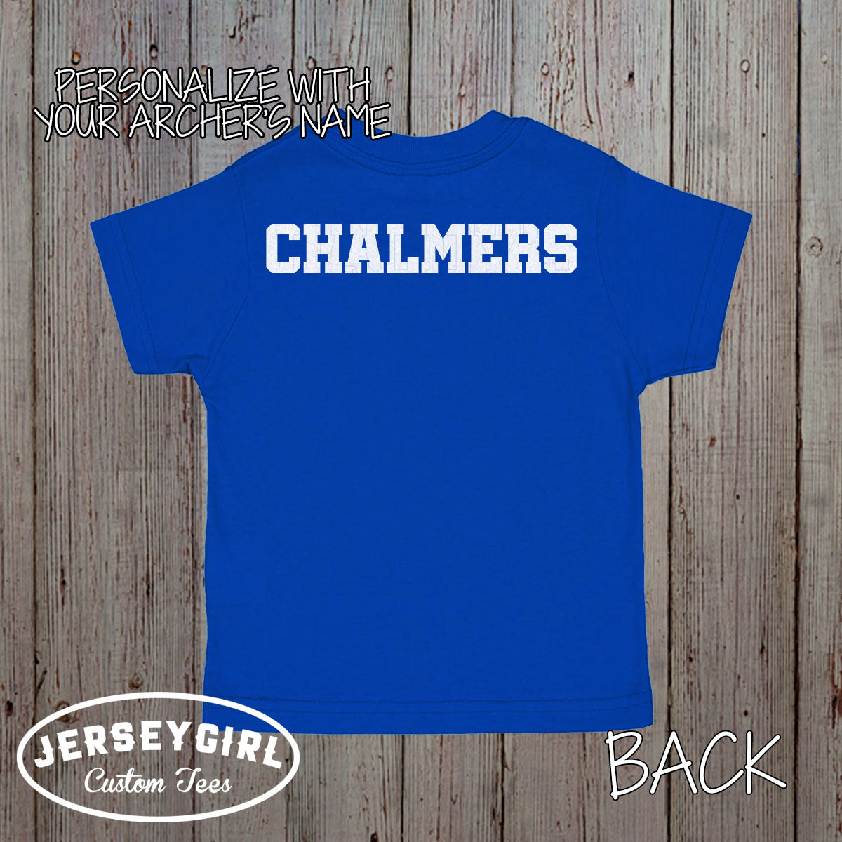 glitter daddy's biggest fan archery shirt