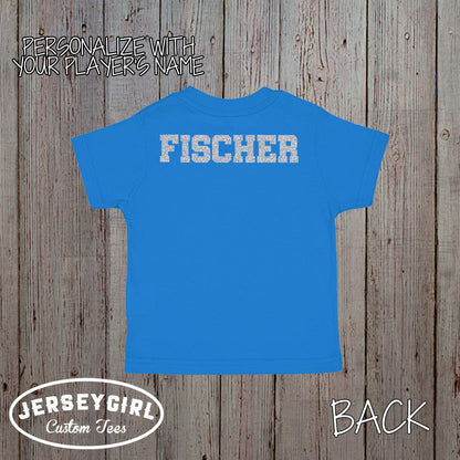 Glitter Daddy's Biggest Fan Tennis Bodysuit or Toddler Shirt