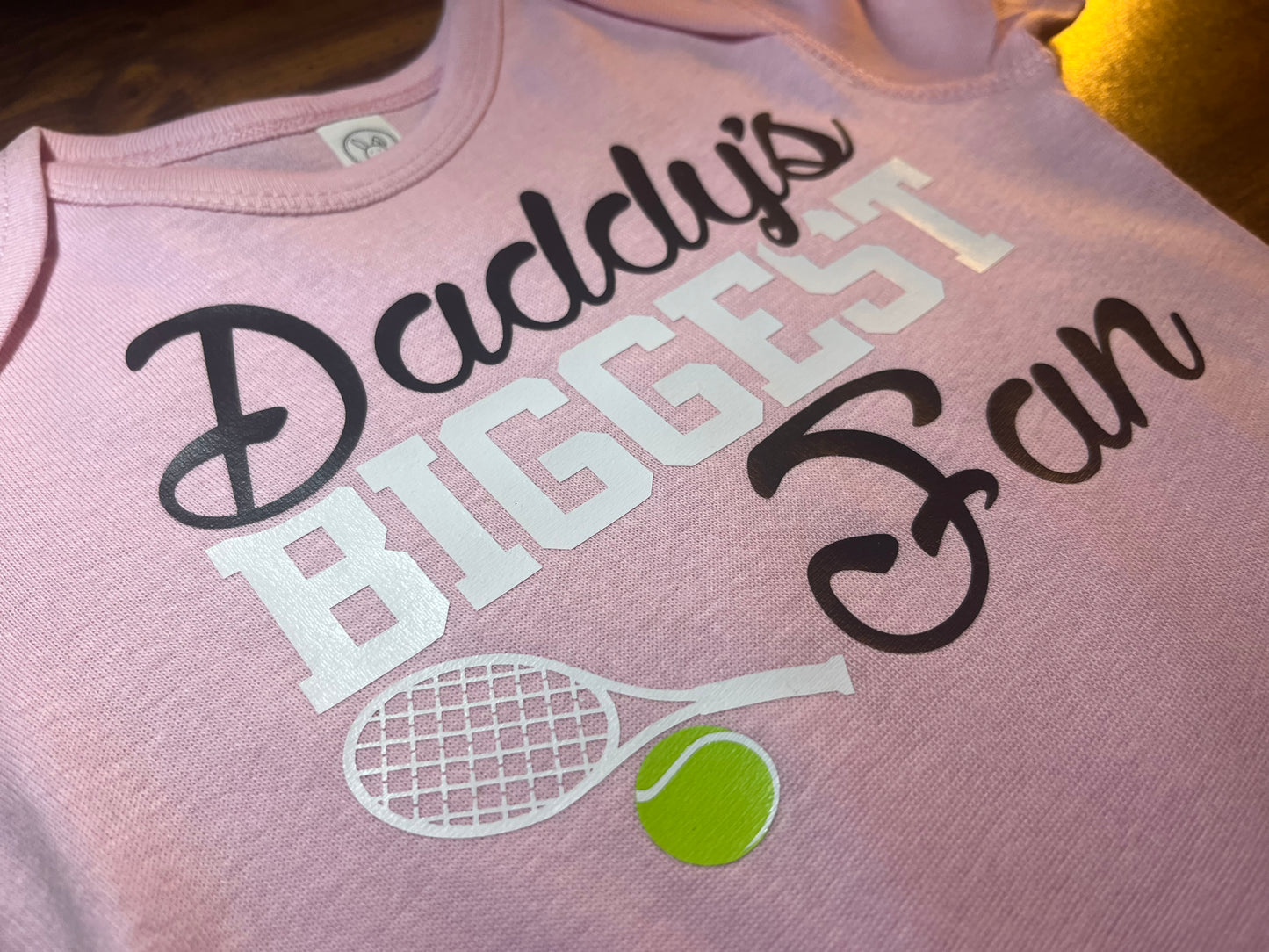 Daddy’s Biggest Fan tennis shirt 