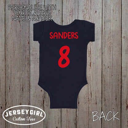 Daddy's Cutest Fan Baseball Bodysuit / Toddler Shirt