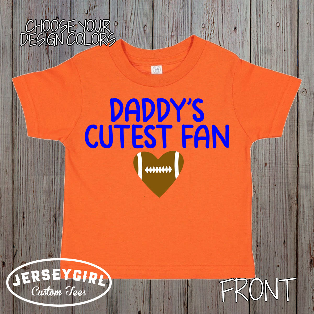 Daddy's Cutest Fan football bodysuit / shirt