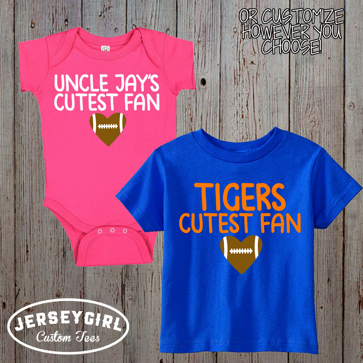 Daddy's Cutest Fan football bodysuit / shirt