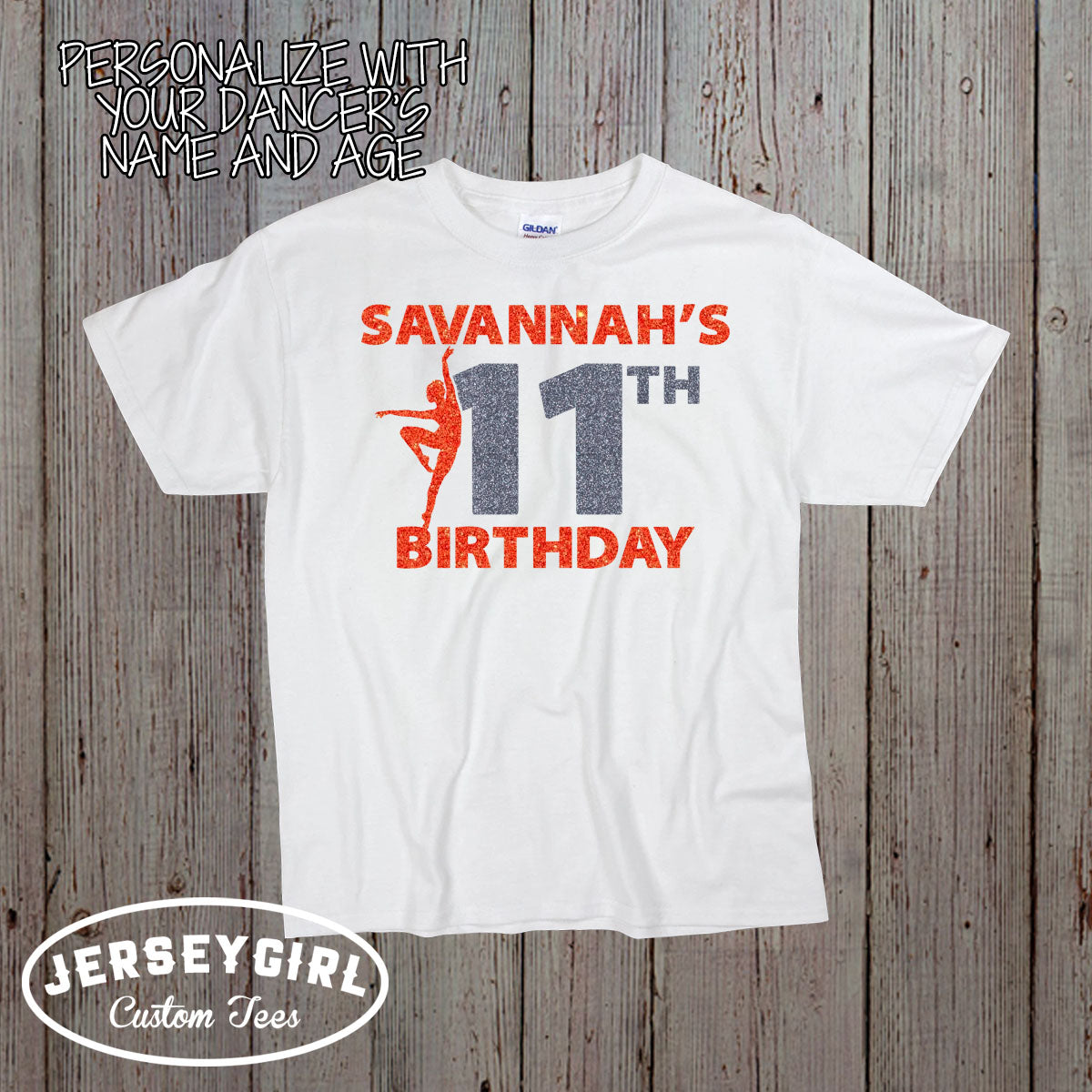 personalized dance birthday shirt