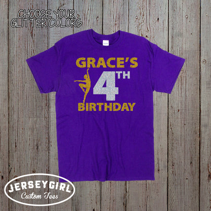 personalized dance birthday shirt