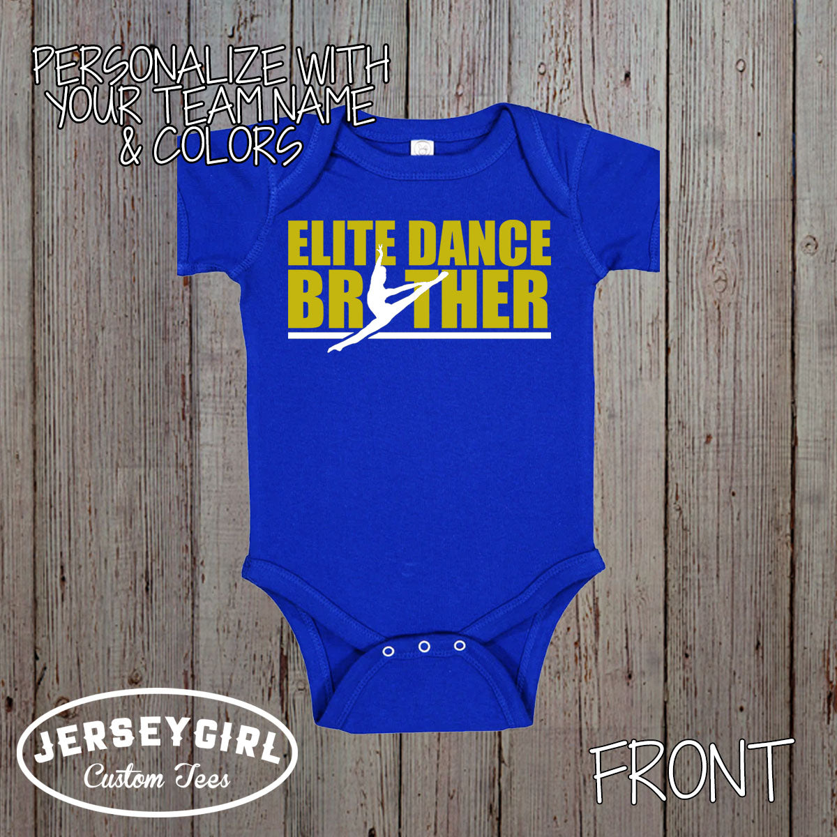 custom dance brother bodysuit / toddler shirt