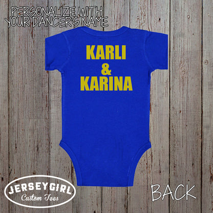 custom dance brother bodysuit / toddler shirt