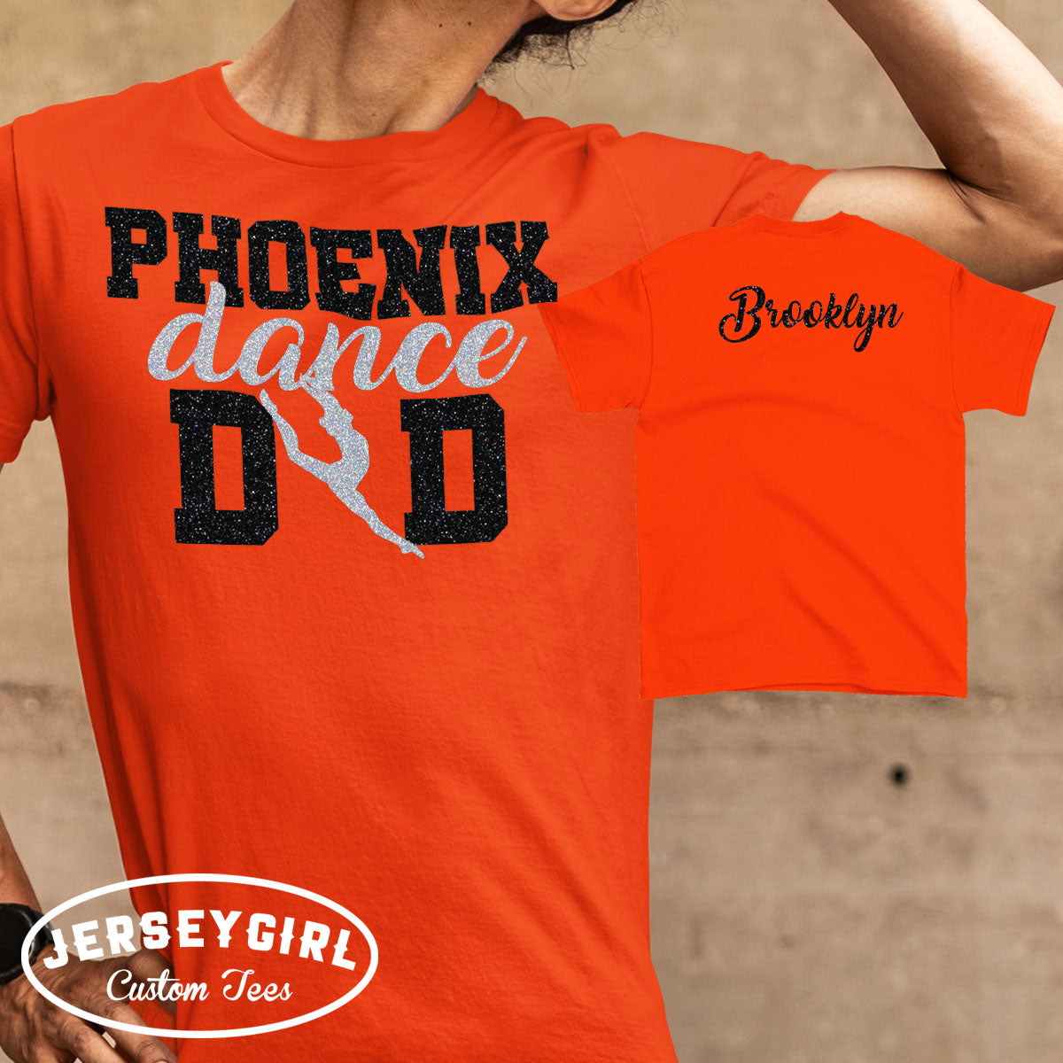 dance dad shirt with name