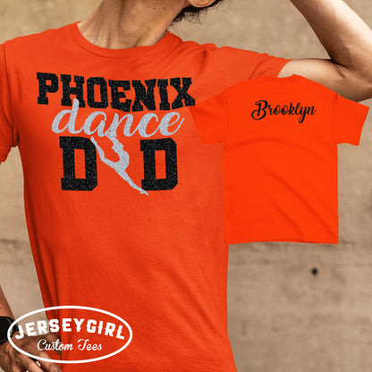 dance dad shirt with name