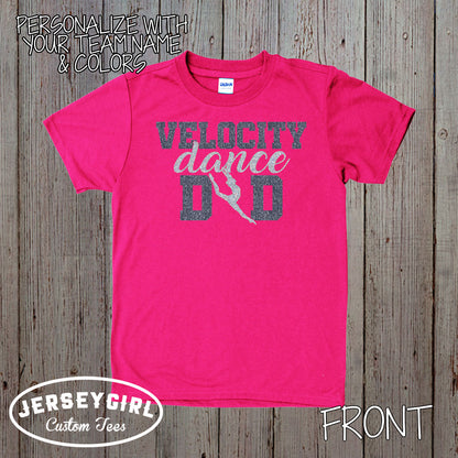 dance dad shirt with name
