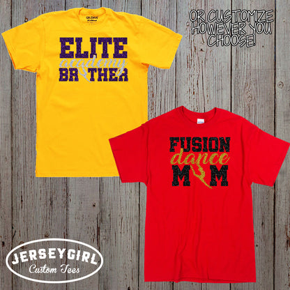 dance dad shirt with name