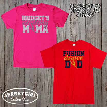 dance mom shirt with name