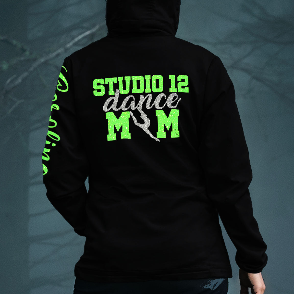 custom dance mom zip up hoodie