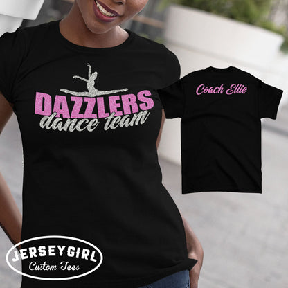Custom Dance Team Coach Shirt
