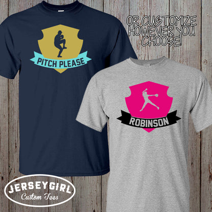 Don't Blink baseball pitcher shirt