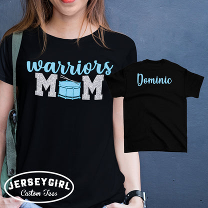 custom snare drum mom shirt