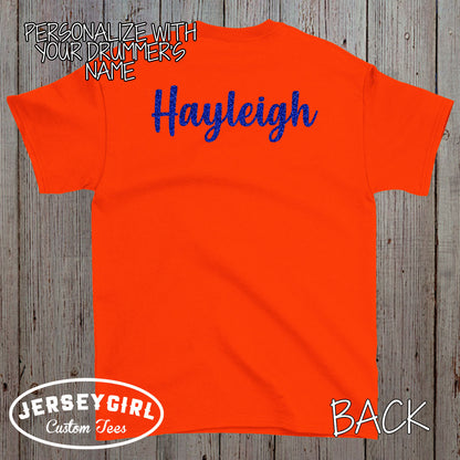 custom snare drum mom shirt