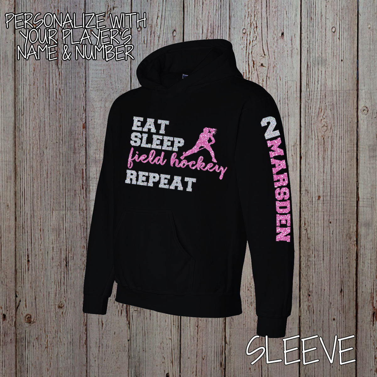 Eat Sleep Field Hockey Repeat hoodie