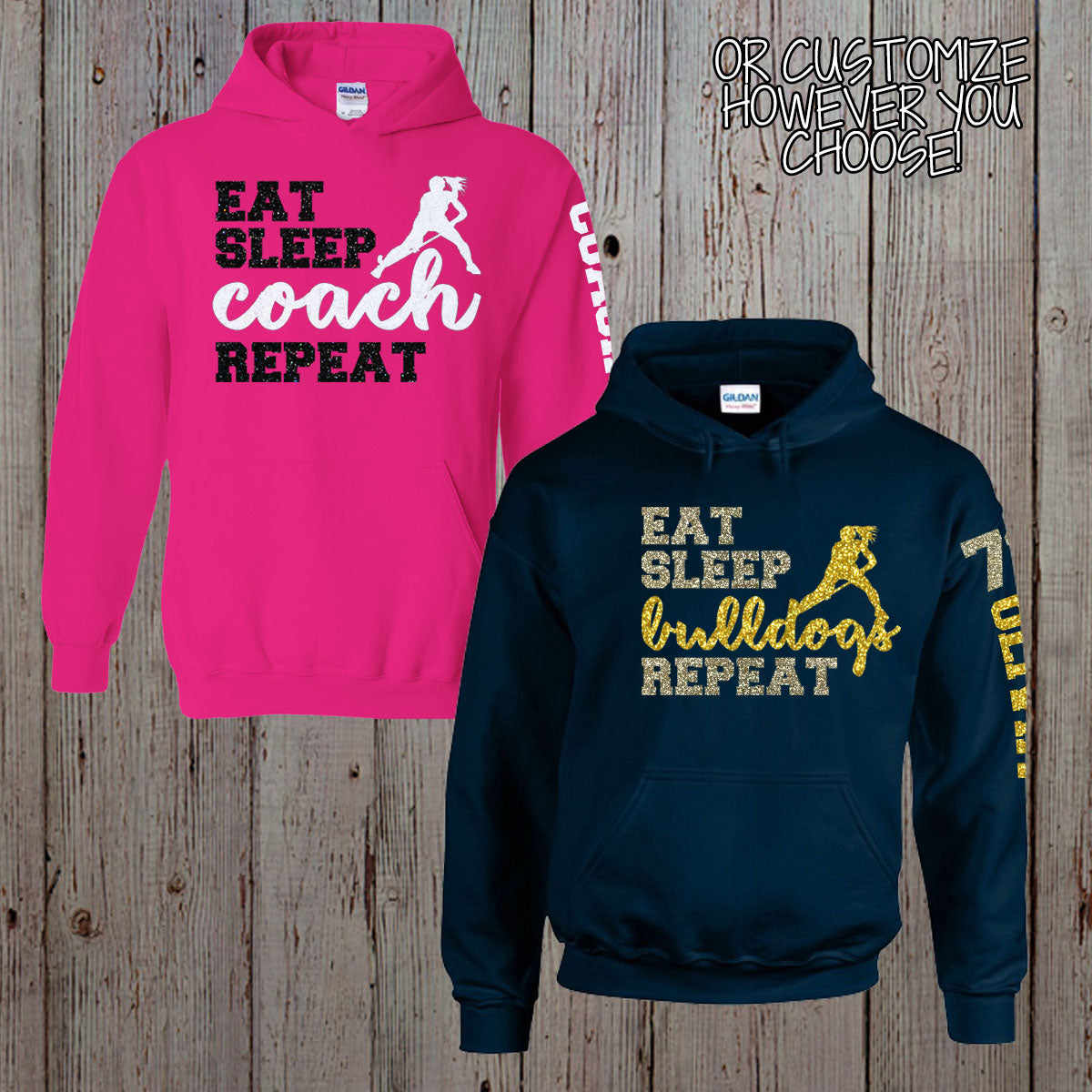 Eat Sleep Field Hockey Repeat hoodie