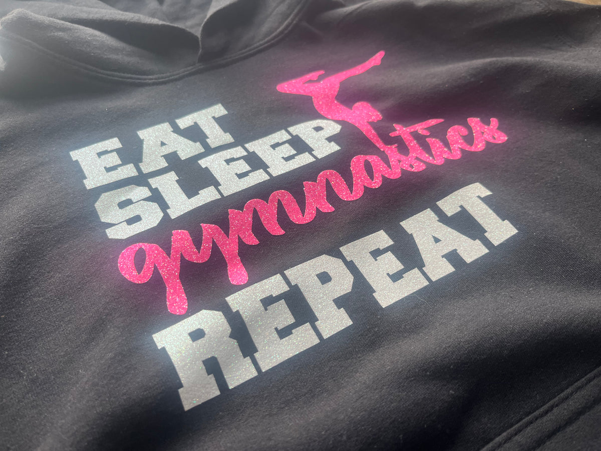 Eat Sleep Gymnastics Repeat hoodie