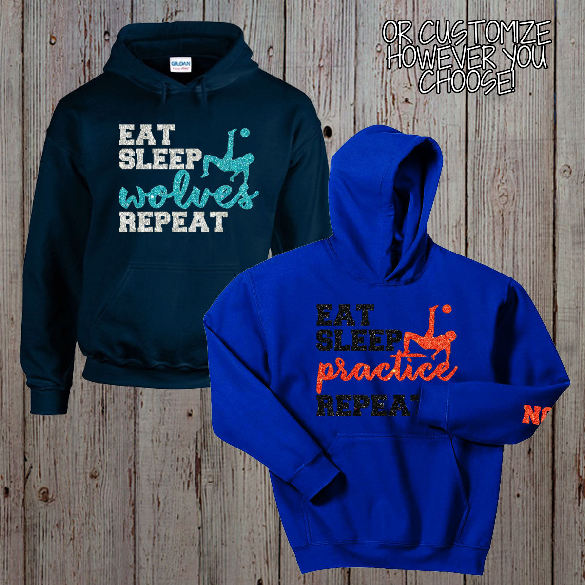 Eat Sleep Soccer Repeat hoodie