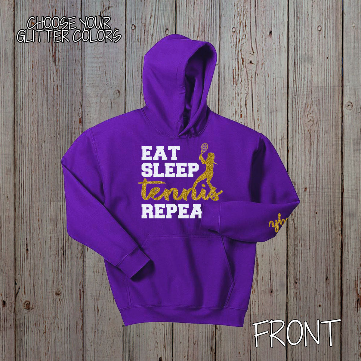 Eat Sleep Tennis Repeat hoodie