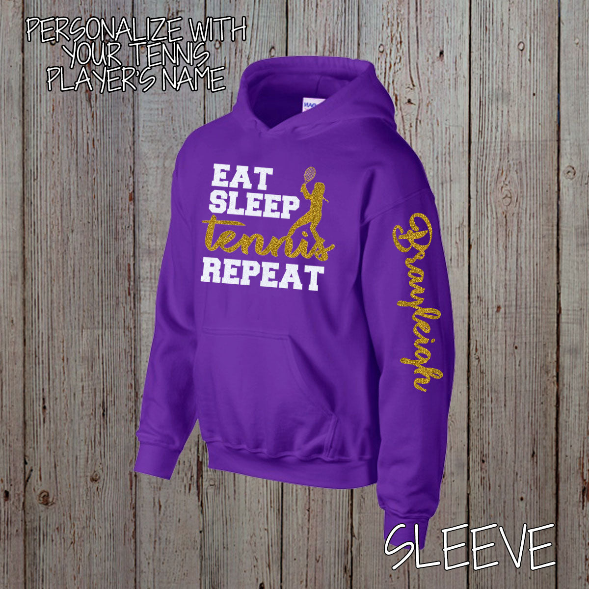 Eat Sleep Tennis Repeat hoodie