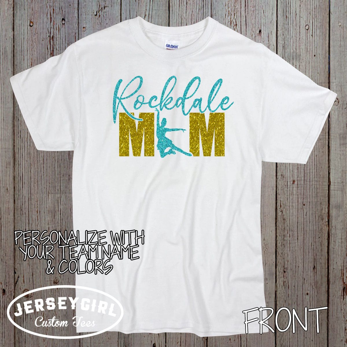 custom figure skating mom shirt