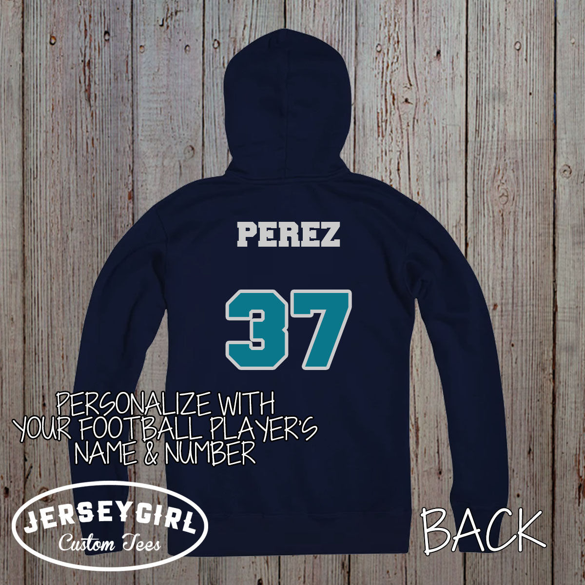 custom football dad hoodie