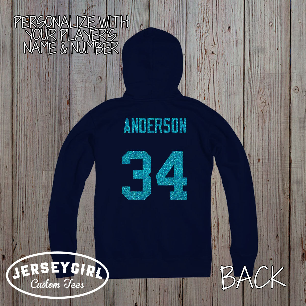 custom football girlfriend hoodie