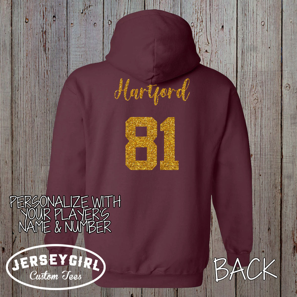 custom football girlfriend hoodie