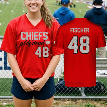 custom football girlfriend jersey