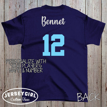 custom football girlfriend shirt