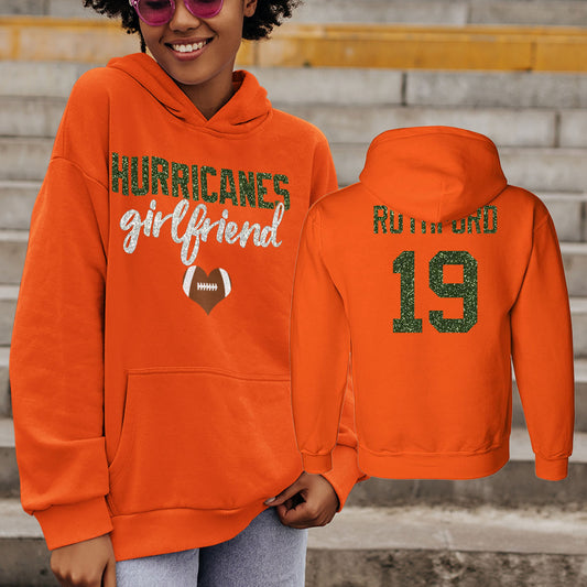 custom football girlfriend sweatshirt