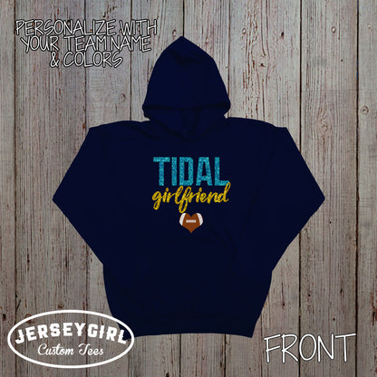 custom football girlfriend sweatshirt