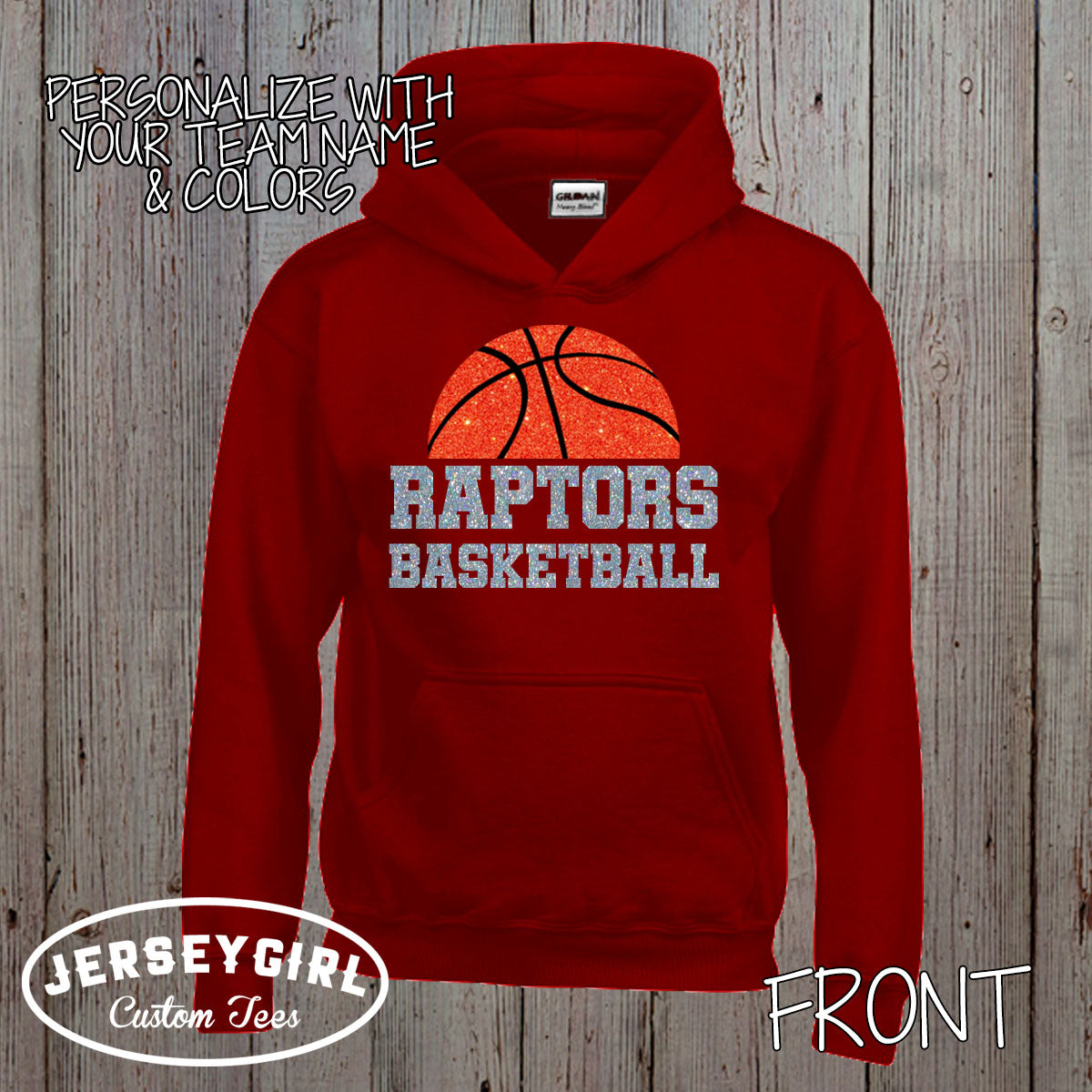 glitter basketball sweatshirt