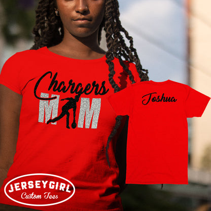 personalized bowling mom shirt