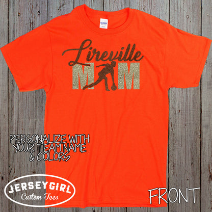 personalized bowling mom shirt