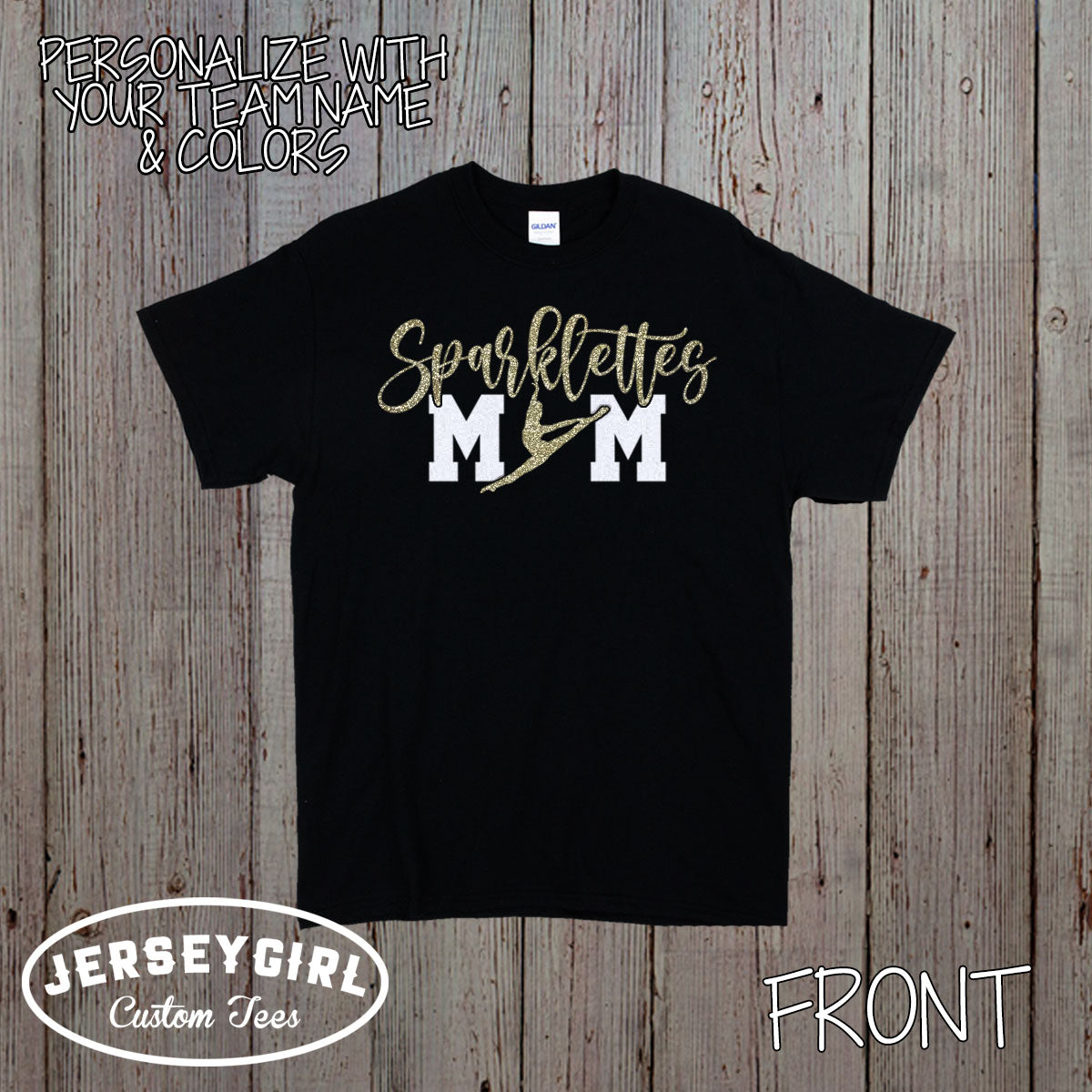 glitter dance mom shirt