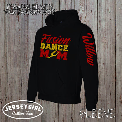 glitter dance mom sweatshirt