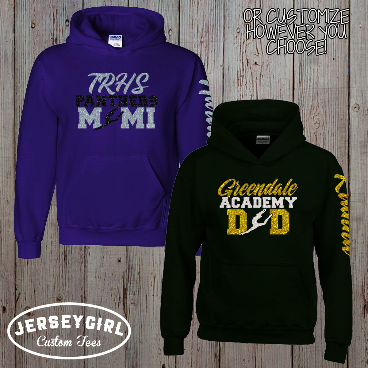 glitter dance mom sweatshirt