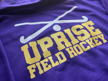 custom glitter field hockey hoodie 