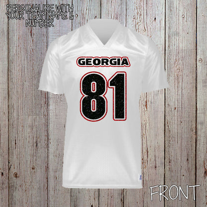 glitter Georgia football jersey
