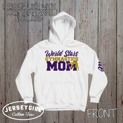 Glitter Gymnastics Mom Sweatshirt