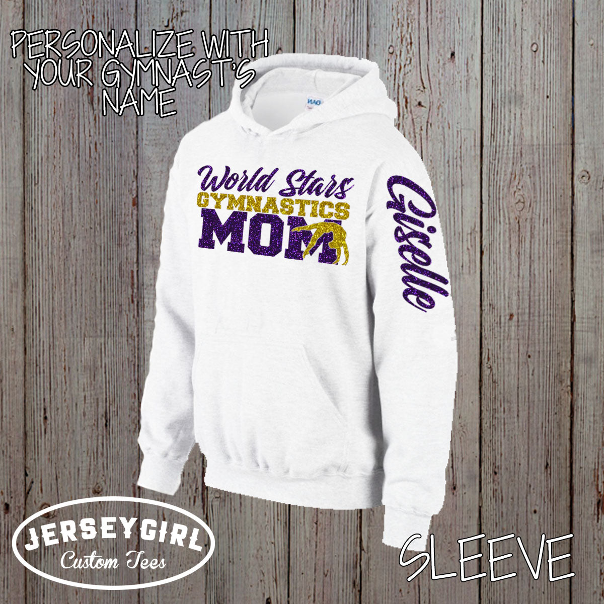 Glitter Gymnastics Mom Sweatshirt