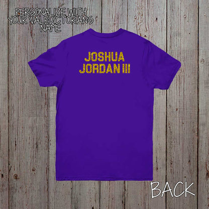 glitter valedictorian mom shirt