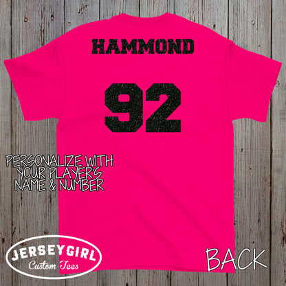 personalized cute volleyball mom shirt